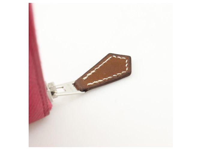 Cartera larga de seda Azap de Hermès Rosa - vista 8