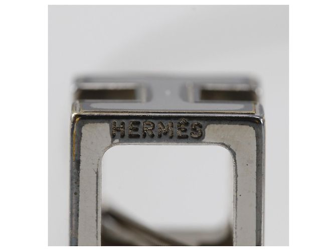 Hermès Collana Hermes Cardue Ash H Cube in Argento - vista 6