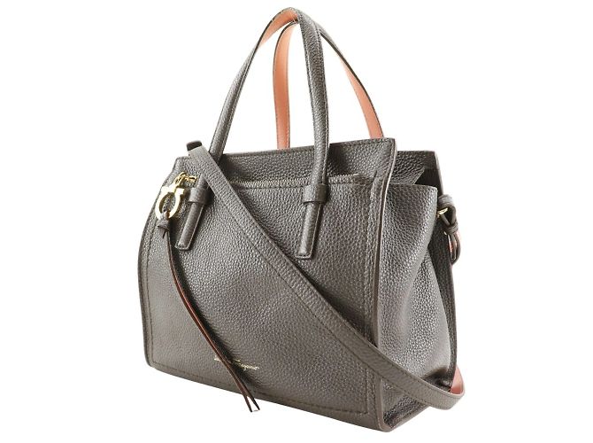 Borsa Amy di Salvatore Ferragamo Marrone Rosa - vista 2