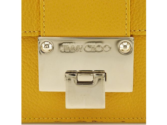 Mini borsa a spalla Jimmy Choo Giallo - vista 14