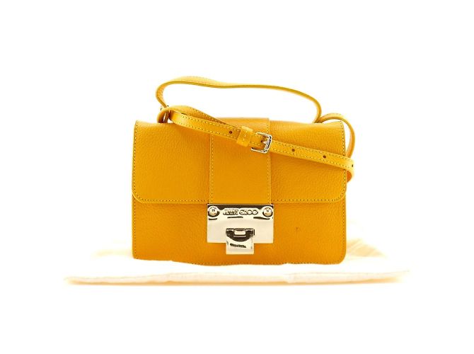 Mini borsa a spalla Jimmy Choo Giallo - vista 16