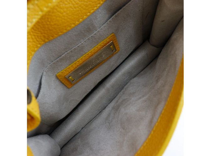 Mini borsa a spalla Jimmy Choo Giallo - vista 5