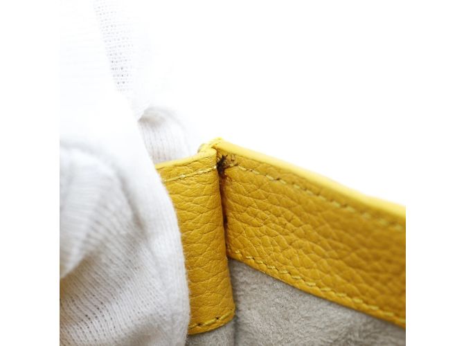 Mini borsa a spalla Jimmy Choo Giallo - vista 8