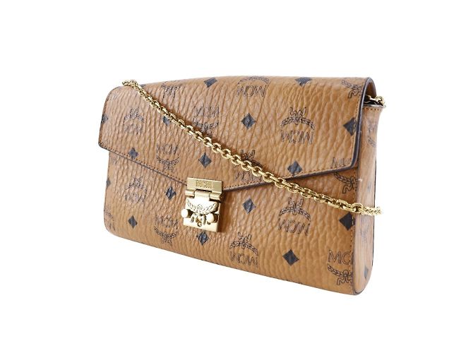 MCM Tracy Medium Shoulder Bag Brown - view 2