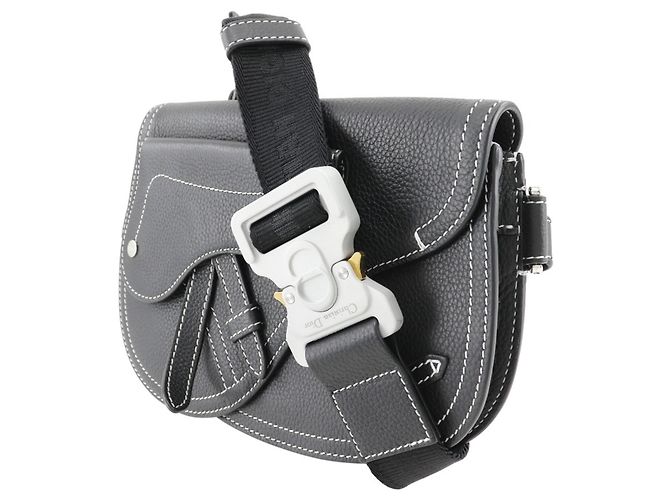 Borsa a corpo Saddle di Christian Dior Nero - vista 2