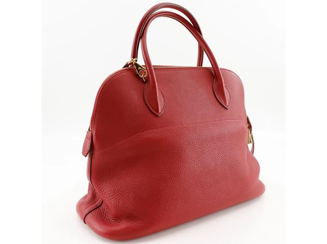 Hermès Borsa Hermes Bolide 35 Rosso - vista 3