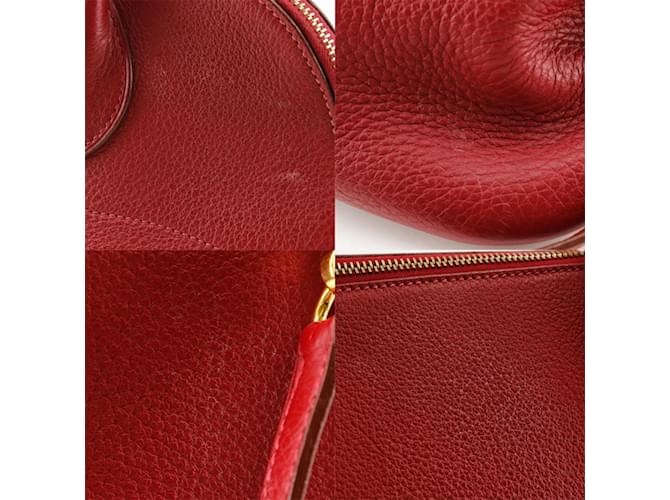 Hermès Borsa Hermes Bolide 35 Rosso - vista 6