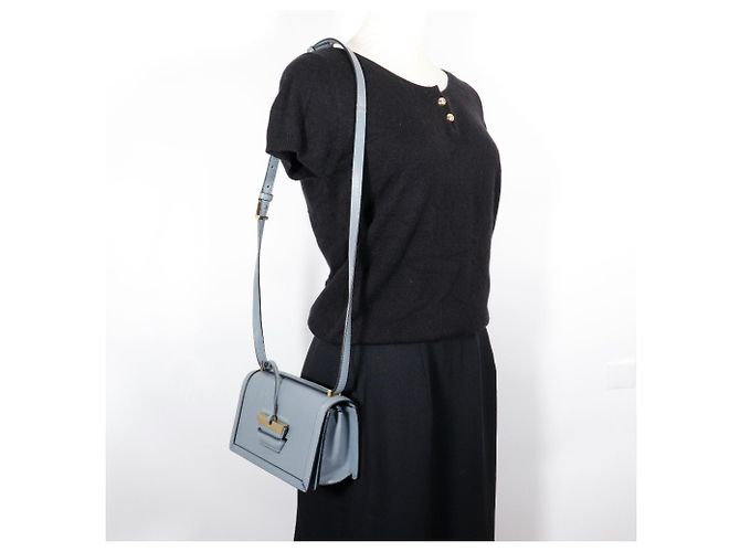 Borsa a Spalla Loewe Barcellona Blu chiaro - vista 19