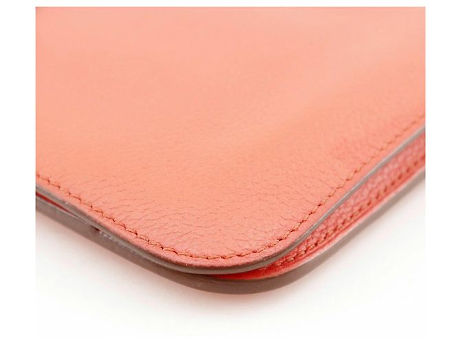 Hermès Cartera larga Hermes Dogon GM en rosa - vista 5