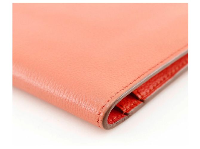 Hermès Cartera larga Hermes Dogon GM en rosa - vista 7