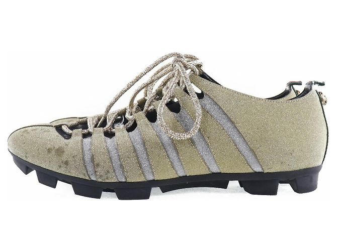 Sneakers Gucci Sherry Line D'oro - vista 2