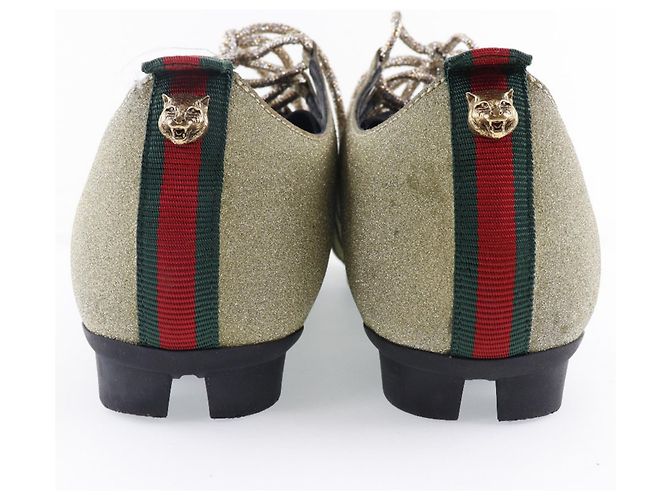 Sneakers Gucci Sherry Line D'oro - vista 3