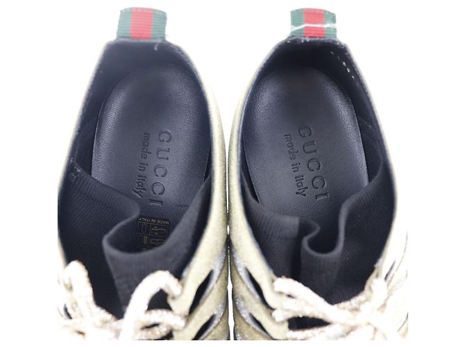 Sneakers Gucci Sherry Line D'oro - vista 6