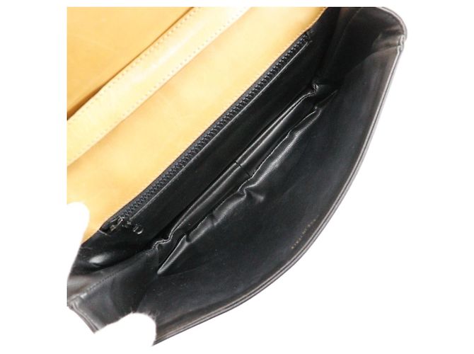 Céline Borsa a Spalla Old di Celine in Pelle di Vitello Nera Nero - vista 5
