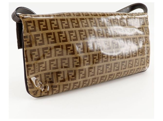 Borsa a Spalla Mamma Bucket di Fendi Marrone - vista 3