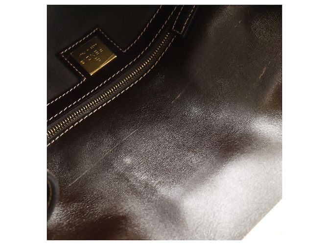 Borsa a Spalla Mamma Bucket di Fendi Marrone - vista 7