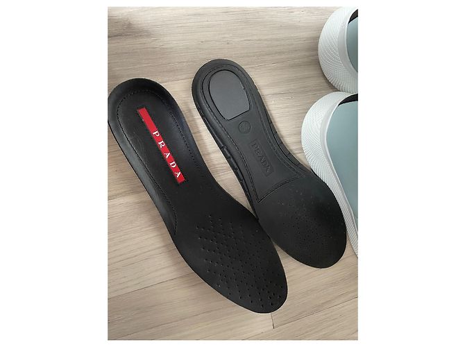 Prada Sneaker Türkis Synthetik - Ansicht 10