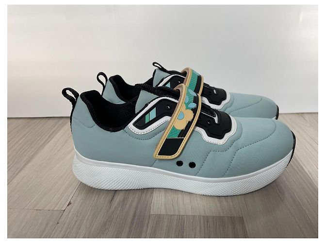 Prada Sneaker Türkis Synthetik - Ansicht 2