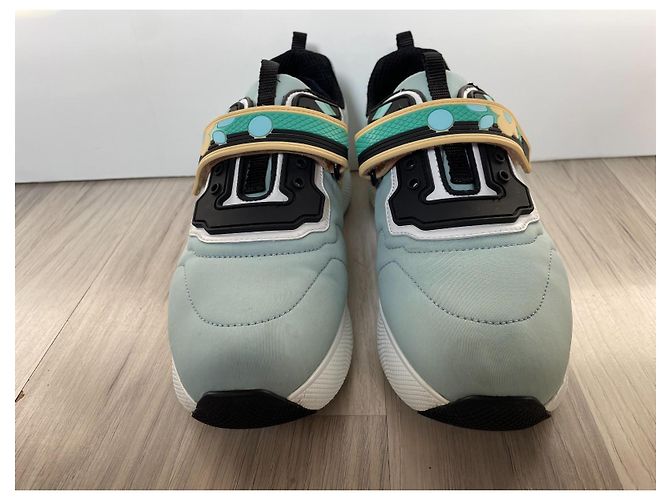 Prada Sneaker Türkis Synthetik - Ansicht 4