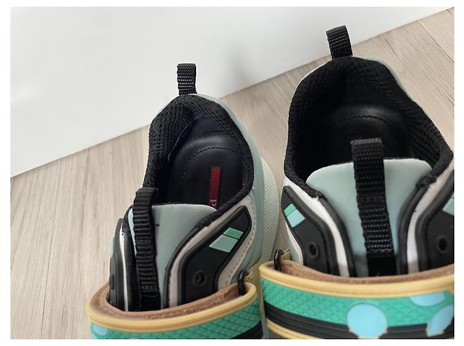 Prada Sneaker Türkis Synthetik - Ansicht 7