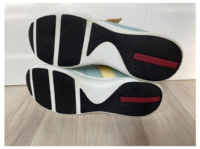 Prada Sneaker Türkis Synthetik - Ansicht 8