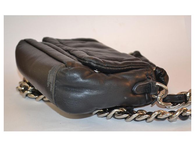 Borsa a spalla e a mano Ermanno Scervino nera in similpelle Nero - vista 3