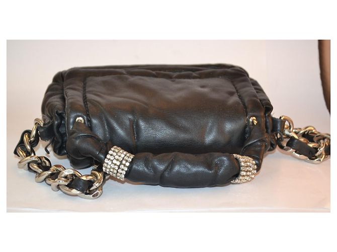 Borsa a spalla e a mano Ermanno Scervino nera in similpelle Nero - vista 4