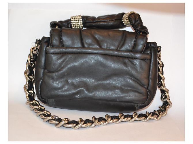 Borsa a spalla e a mano Ermanno Scervino nera in similpelle Nero - vista 5