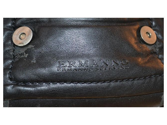 Borsa a spalla e a mano Ermanno Scervino nera in similpelle Nero - vista 6