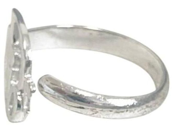 Silberne Logo-Ring Christian Dior - Ansicht 3