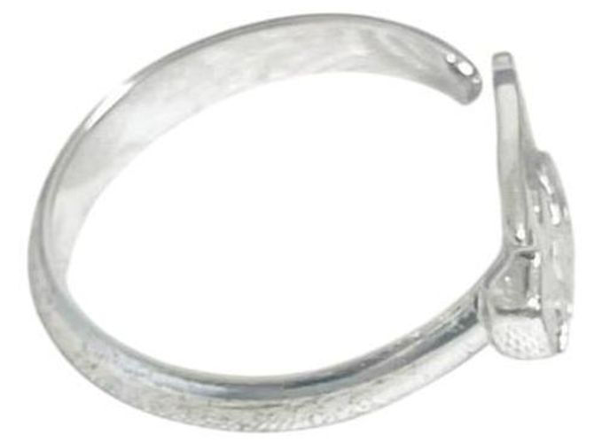 Silberne Logo-Ring Christian Dior - Ansicht 4
