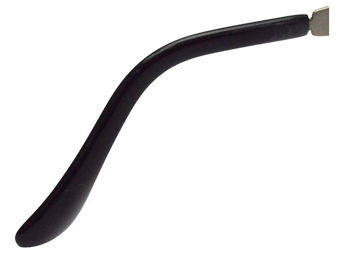 Chanel silberblaue getönte ovale Sonnenbrille - Ansicht 7