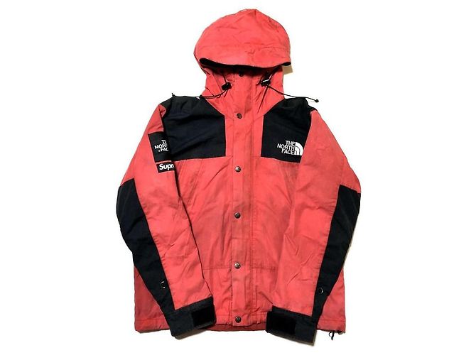 Giacca da montagna in cotone cerato rosso e nero Supreme The North Face AW10 - vista 10