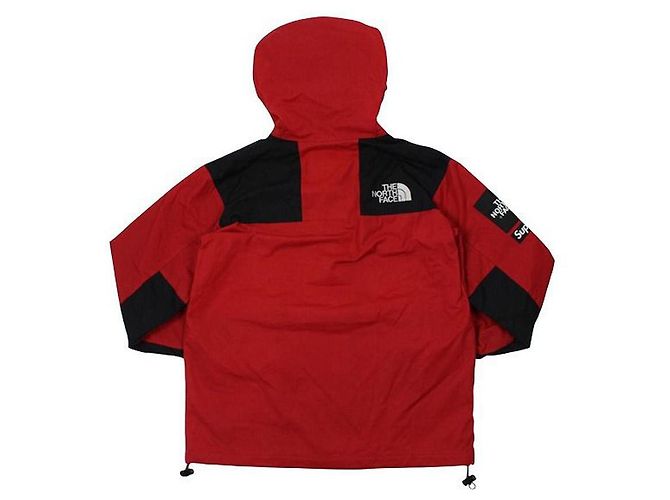 Giacca da montagna in cotone cerato rosso e nero Supreme The North Face AW10 - vista 2