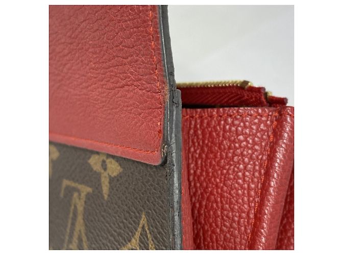 Lange Brieftasche Monogramm Pallas Louis Vuitton Braun Fuschia - Ansicht 7