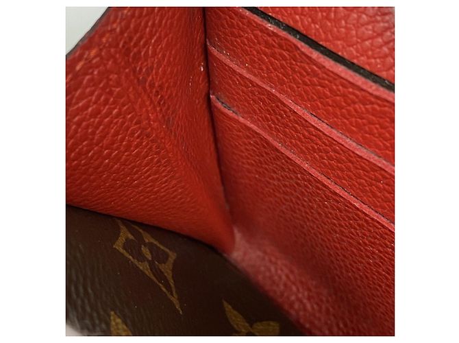 Lange Brieftasche Monogramm Pallas Louis Vuitton Braun Fuschia - Ansicht 8
