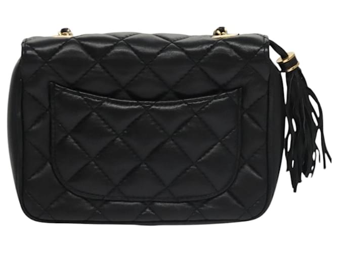 Givenchy Borsa a spalla a catena in pelle nera e oro Auth 112382 Nero D'oro - vista 2
