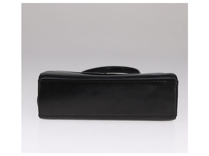 Bolsa de mão GIVENCHY em couro preto e dourado Auth bs21995 - vista 5