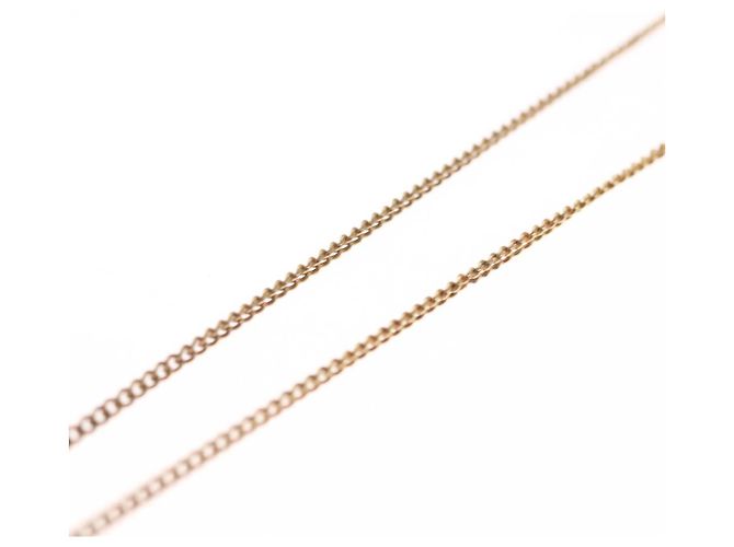 Collana Christian Dior metallo oro Auth FF4664 D'oro - vista 5