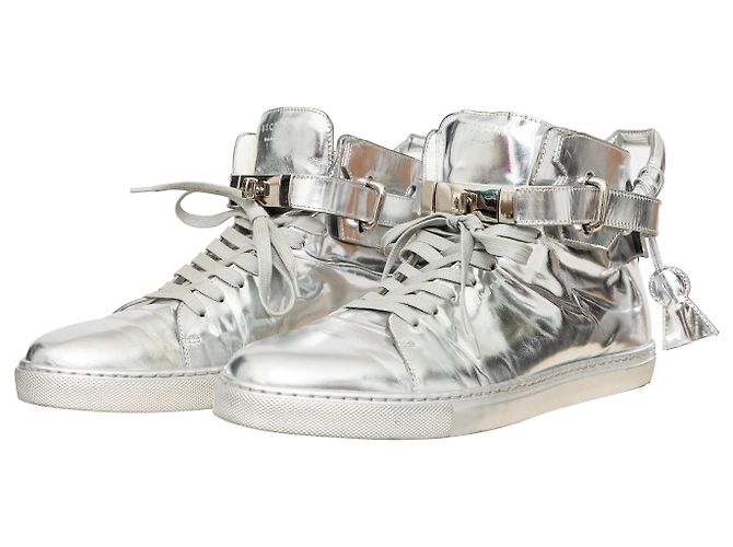 Sneakers alte Buscemi Argento - view 3