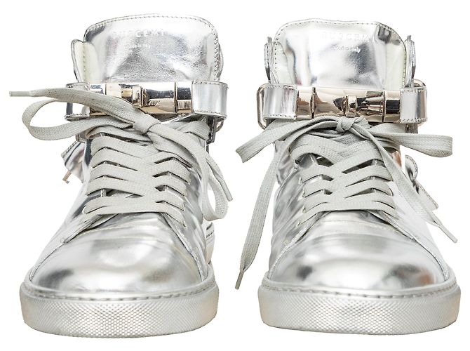 Sneakers alte Buscemi Argento - view 4