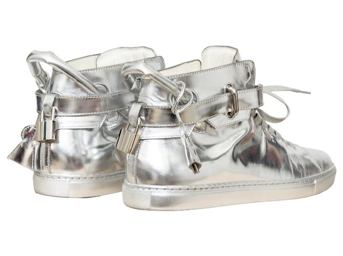 Sneakers alte Buscemi Argento - view 5