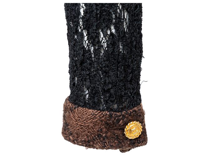 Timeless Chaqueta de tweed y encaje Chanel Castaño - vista 13