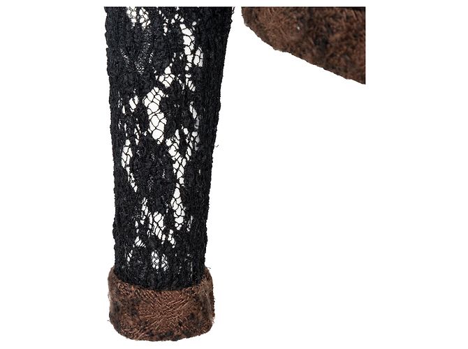 Timeless Chaqueta de tweed y encaje Chanel Castaño - vista 14