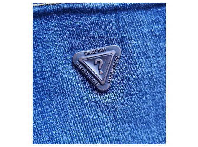 Vaqueros Guess Skinny de Tiro Alto Azules Algodón Talla 34 - vista 4