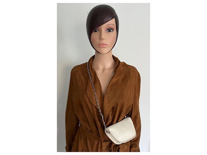 Burberry Micro Shield Pearl Lammleder Handtasche Beige - Ansicht 2