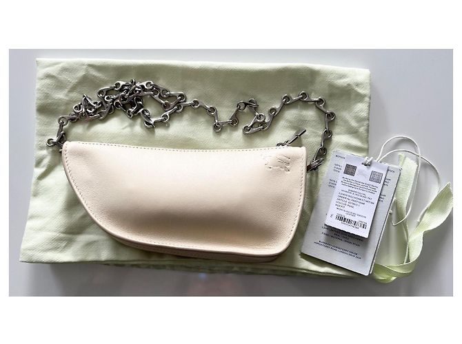 Burberry Micro Shield Pearl Lammleder Handtasche Beige - Ansicht 4