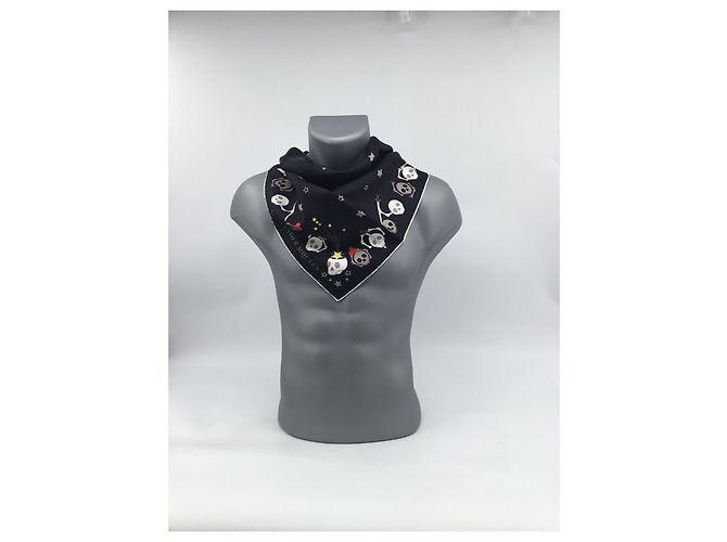 Bufanda de seda Alexander McQueen Multicolor - vista 10