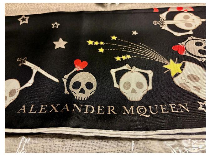 Bufanda de seda Alexander McQueen Multicolor - vista 6