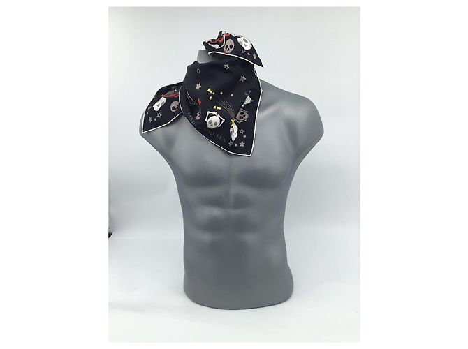 Bufanda de seda Alexander McQueen Multicolor - vista 7